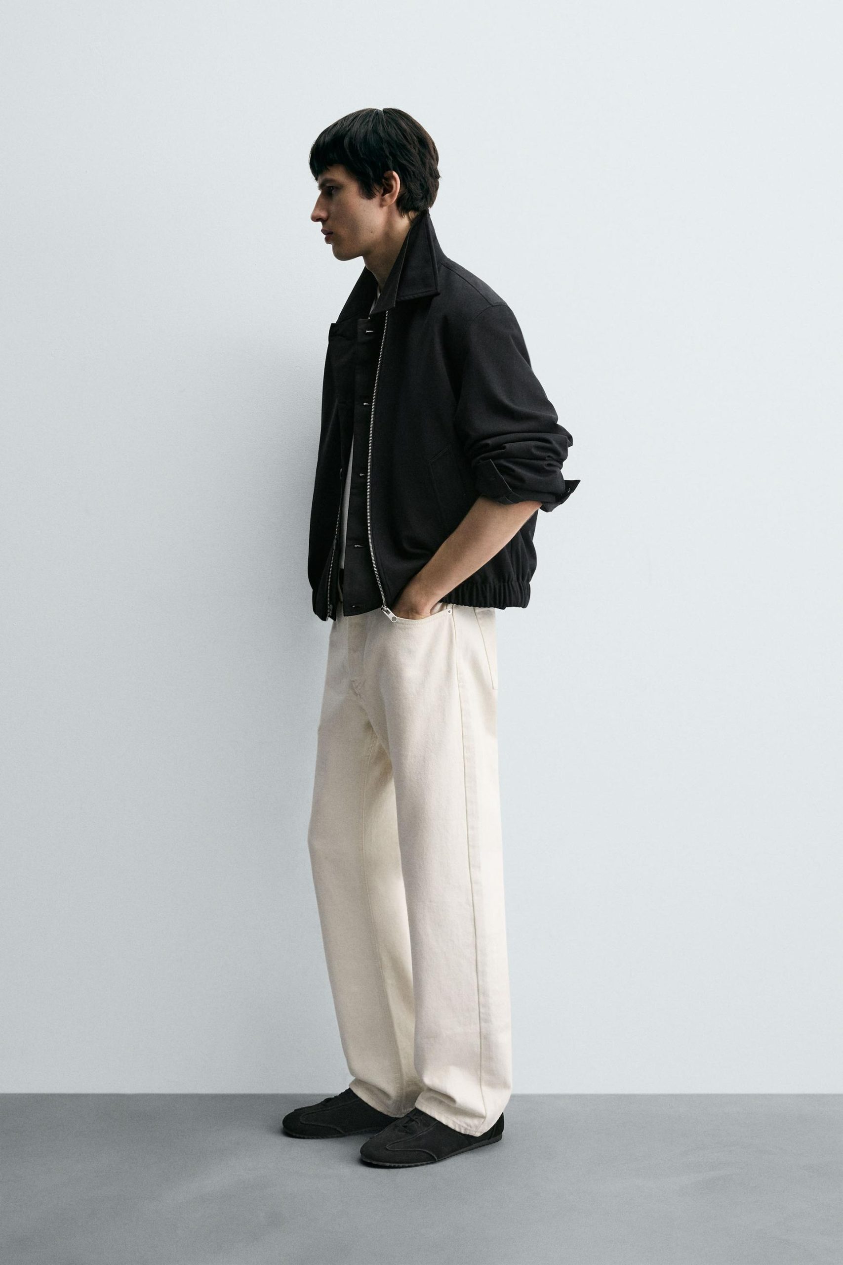 Textured Twill Jacket MARO - Ảnh 6