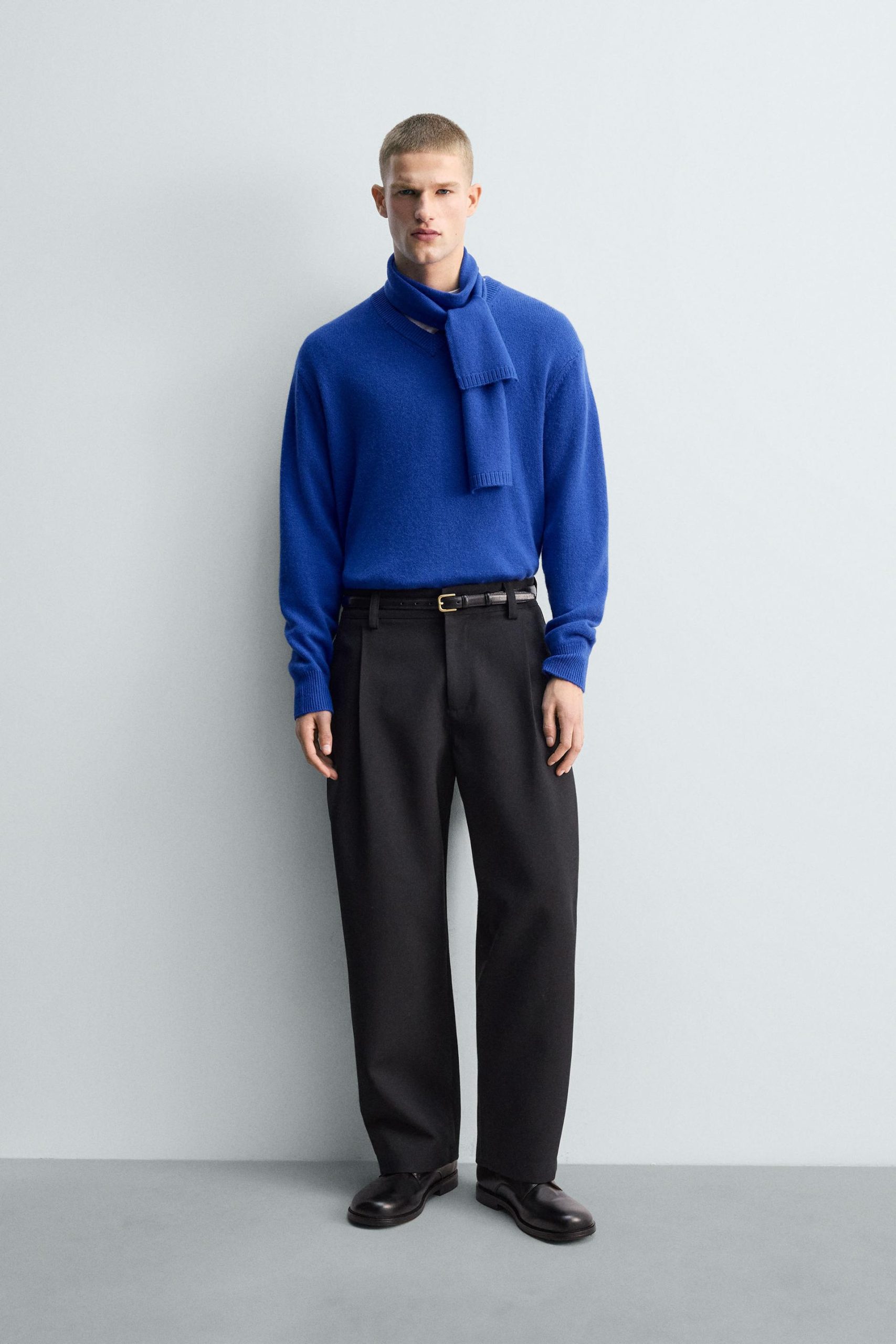 V-NECK WOOL - CASHMERE LIMITED EDITION JUMPER MARO - Ảnh 9