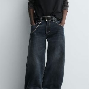 Washed Balloon Fit Jeans MARO