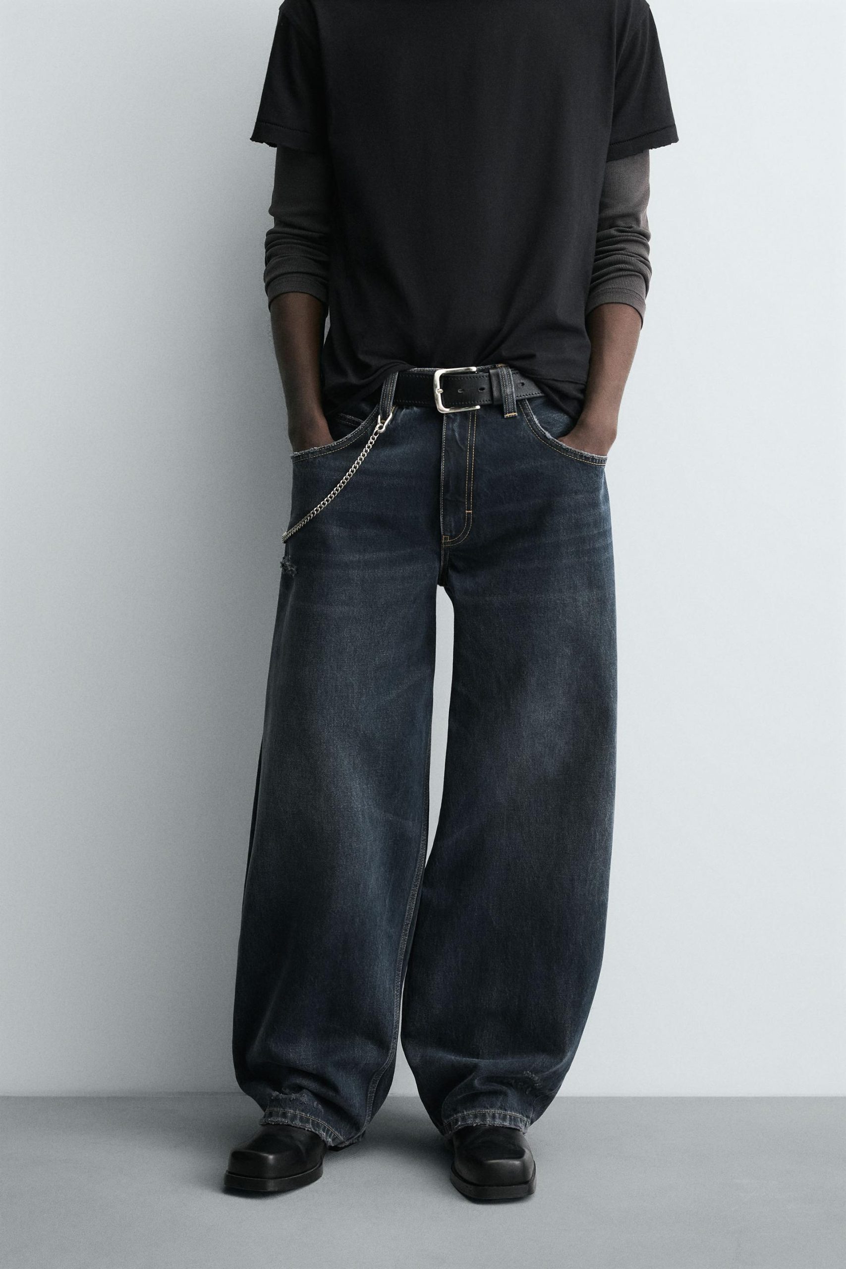 Washed Balloon Fit Jeans MARO