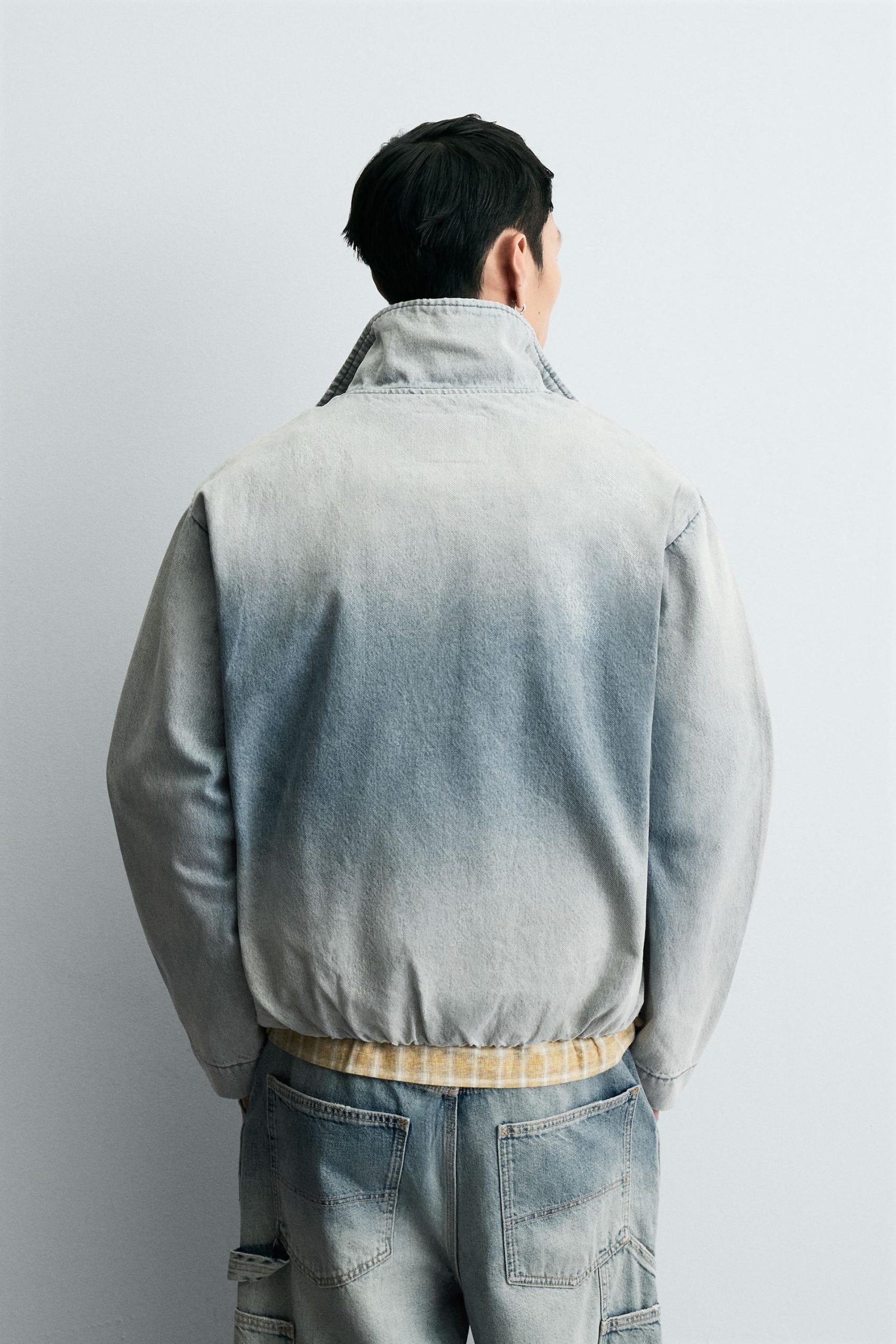 Washed Denim Jacket MARO - Ảnh 8