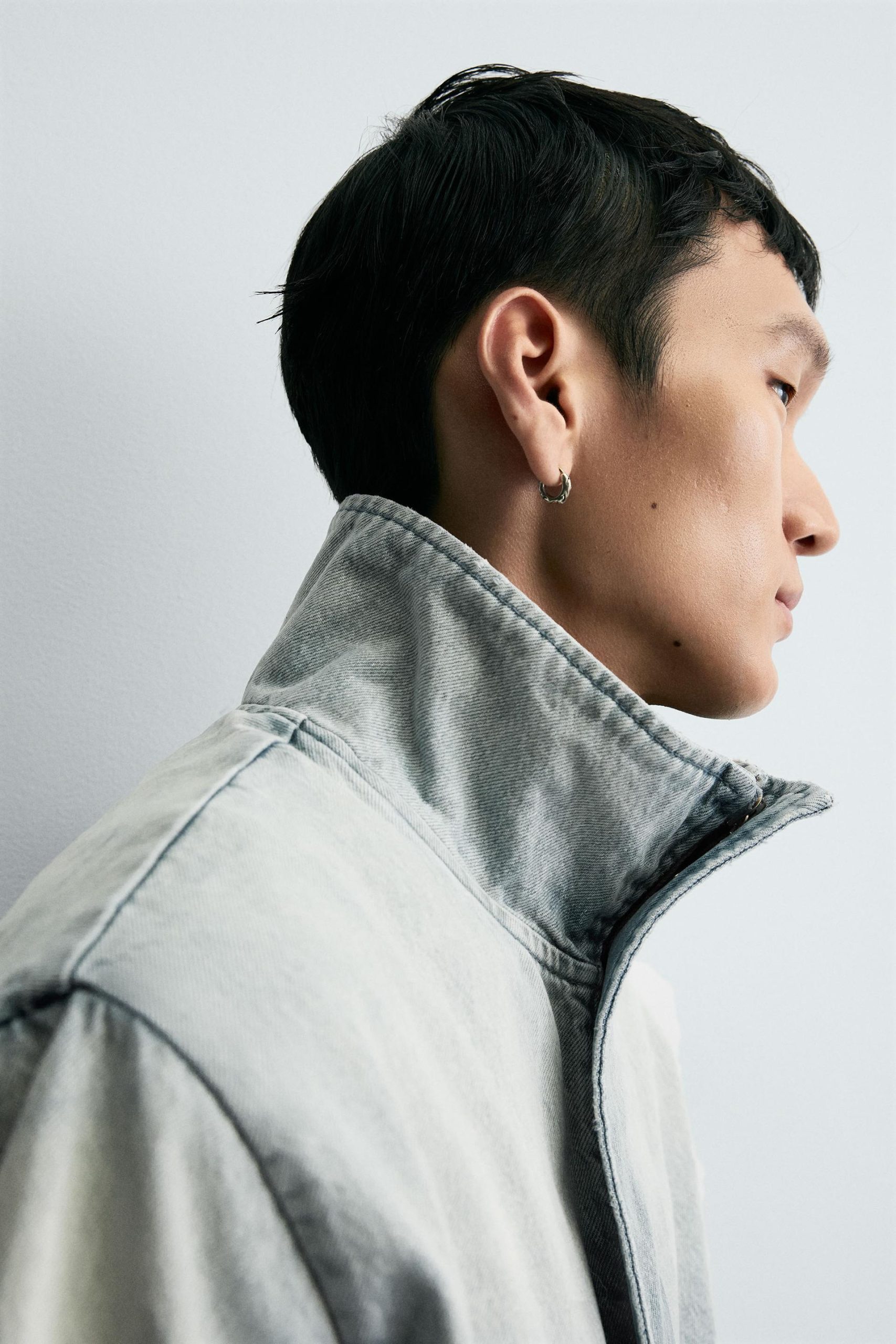 Washed Denim Jacket MARO - Ảnh 5