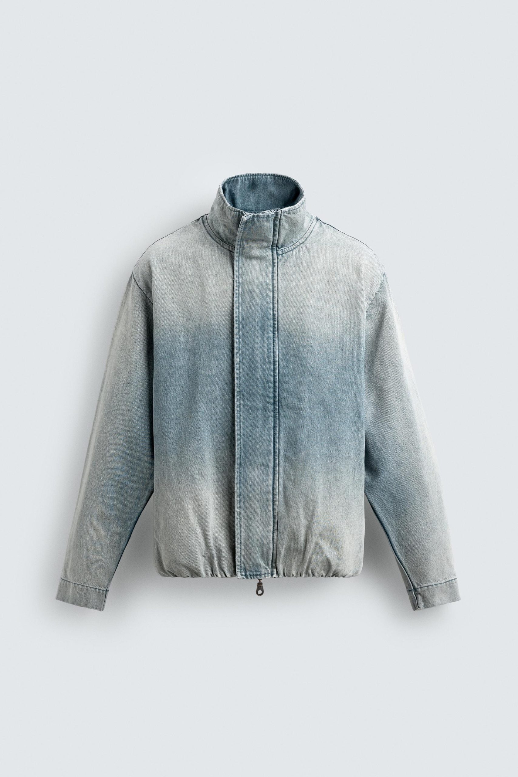 Washed Denim Jacket MARO - Ảnh 4
