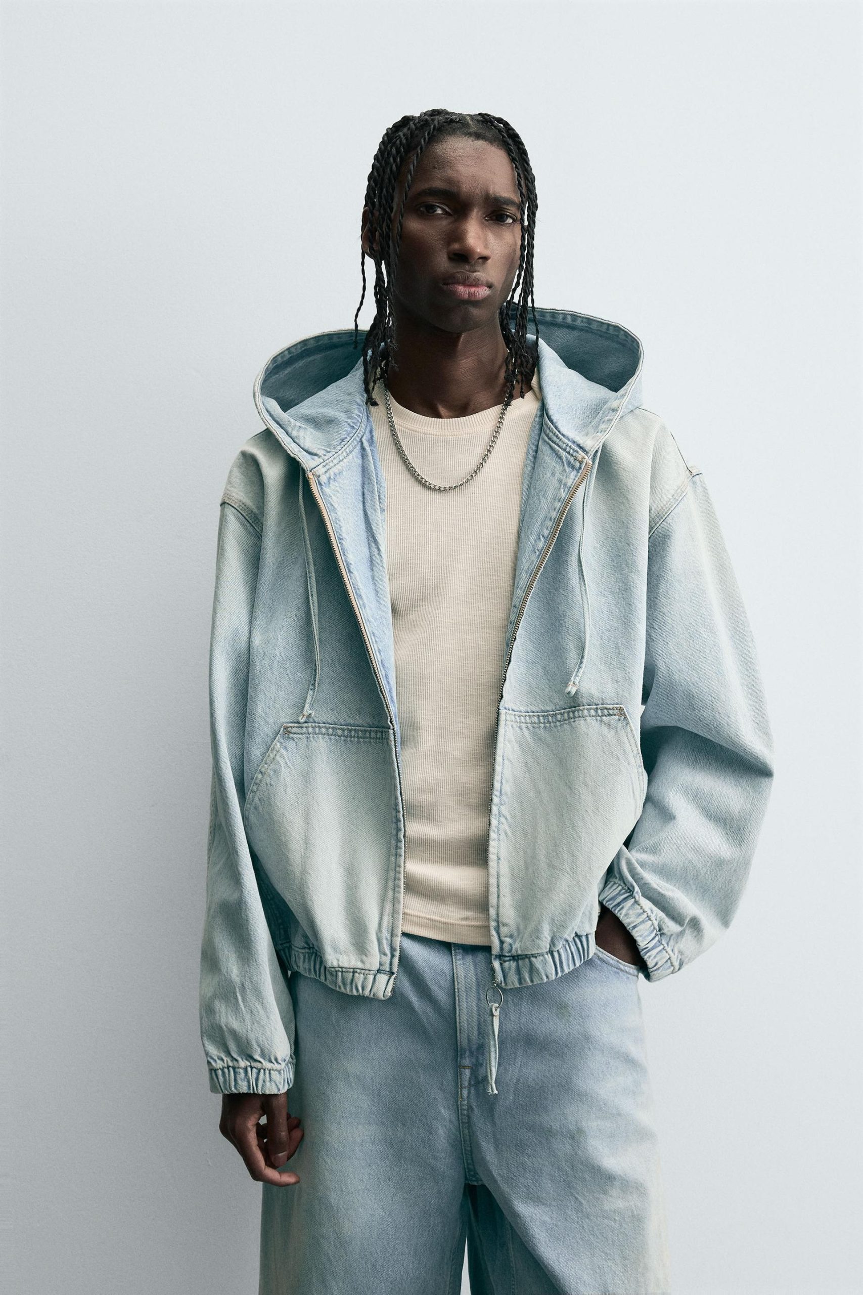 Washed Hooded Jacket MARO