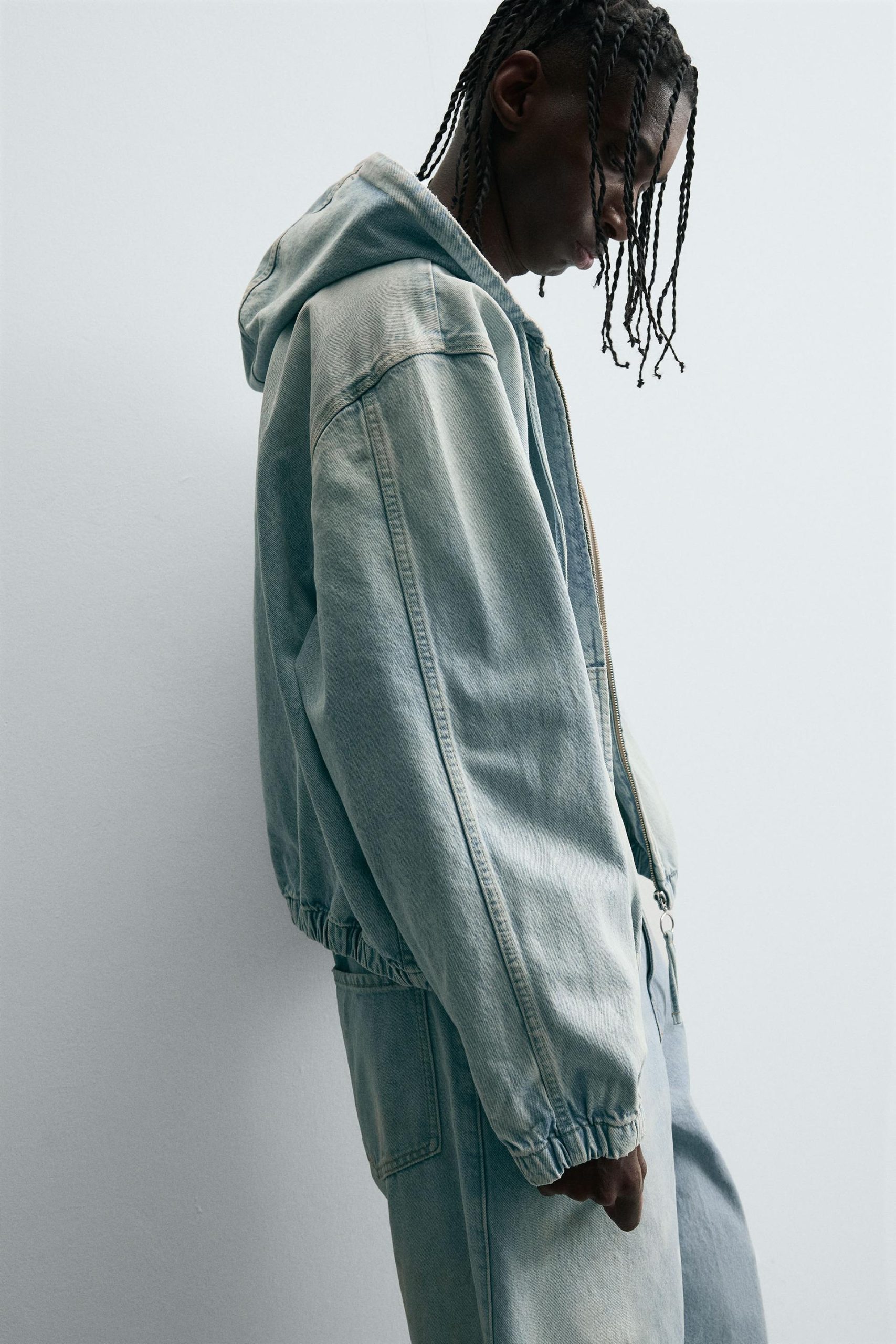 Washed Hooded Jacket MARO - Ảnh 6