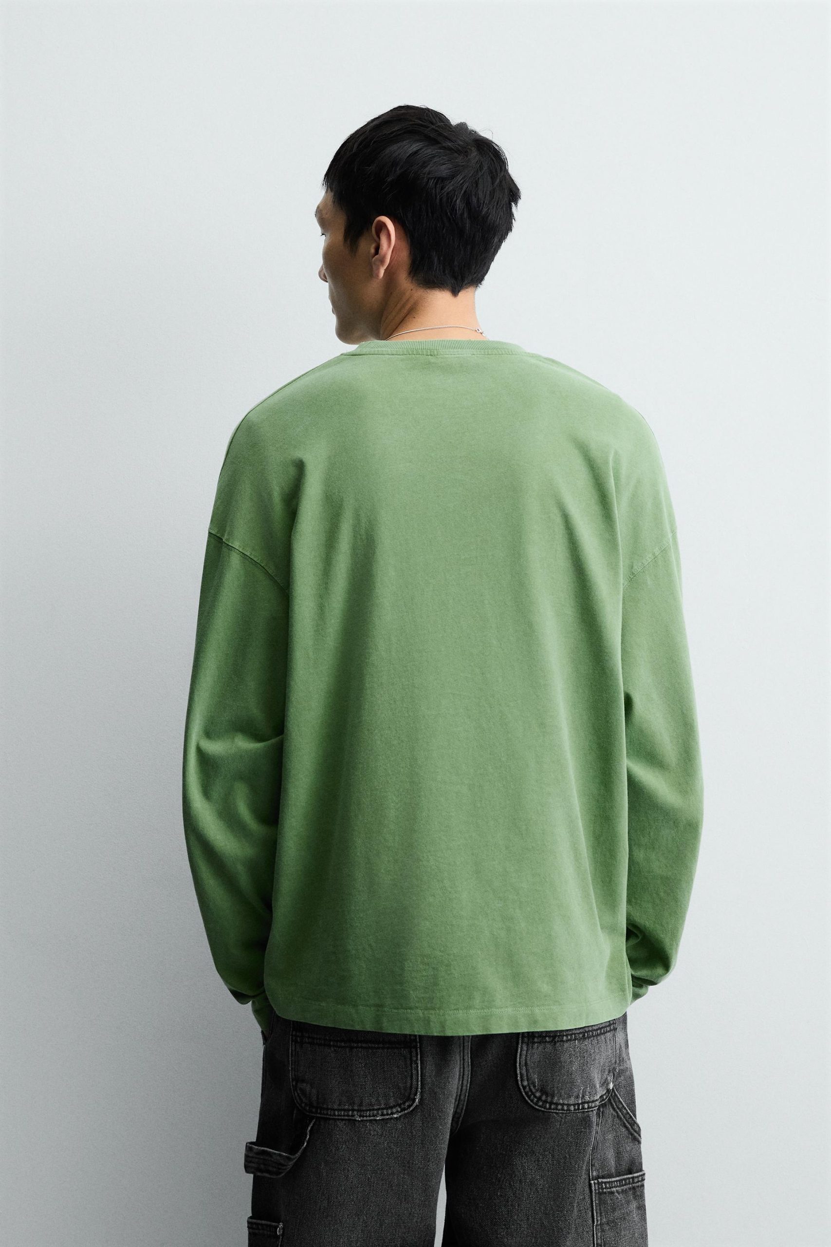 WASHED TEXT T-SHIRT MARO - Ảnh 6