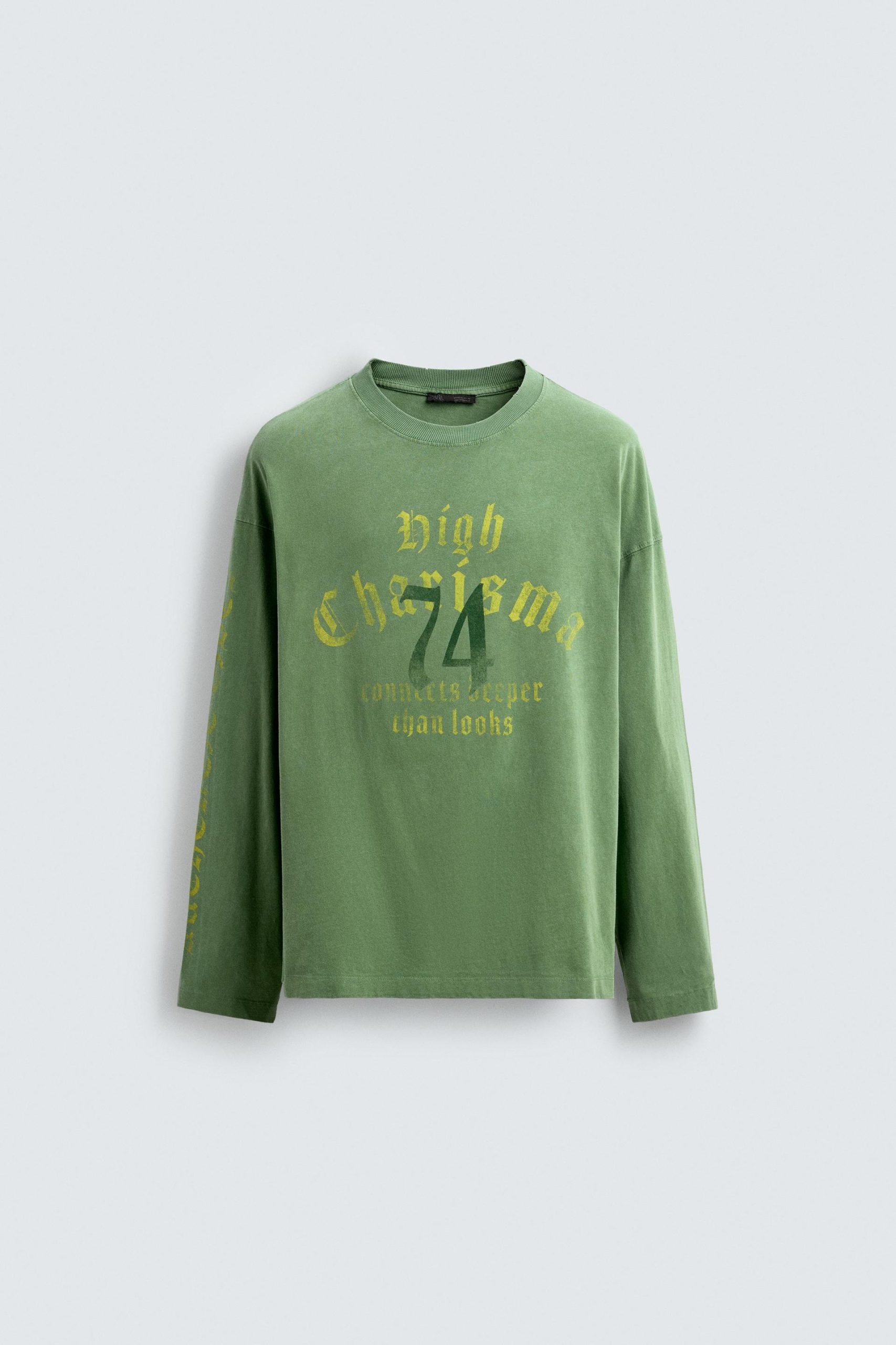 WASHED TEXT T-SHIRT MARO - Ảnh 3