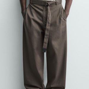 Wide-Leg Trousers With Belt MARO