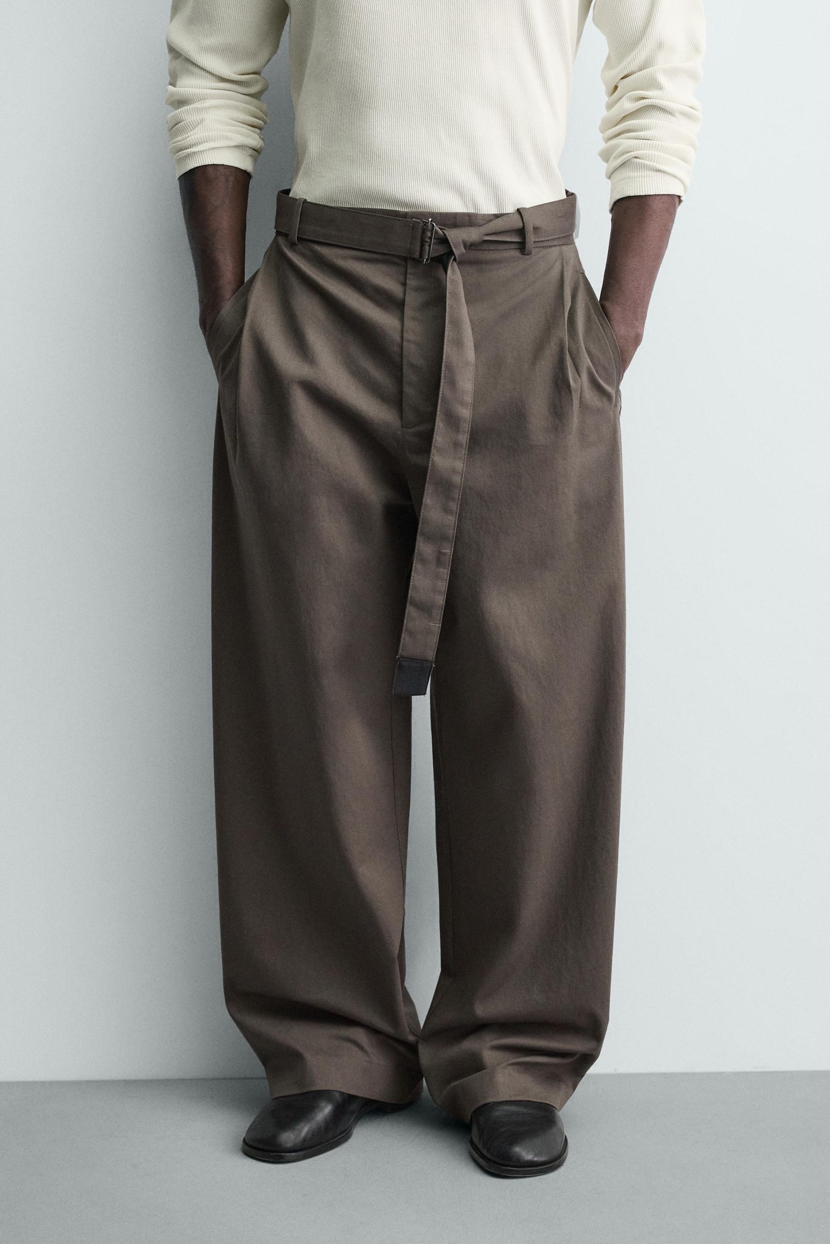 Wide-Leg Trousers With Belt MARO