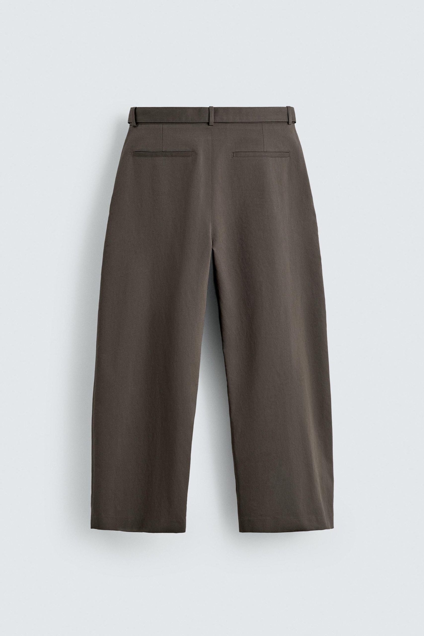 Wide-Leg Trousers With Belt MARO - Ảnh 9