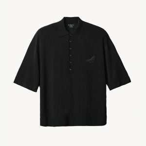 Willy Chavarria x Zara Lyocell Blend Knit Polo Shirt MARO