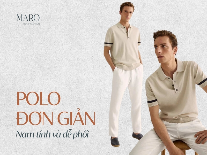 Áo polo đơn giản
