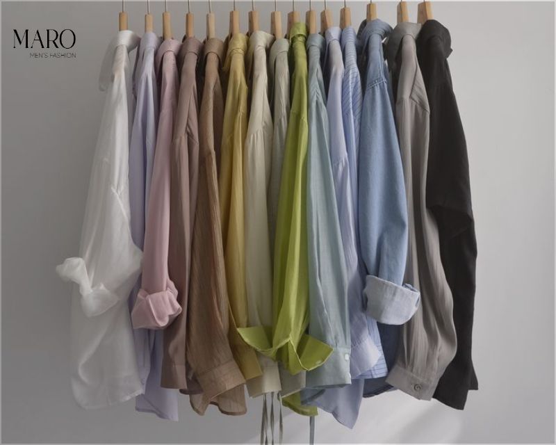 phơi quần áo bằng vải linen