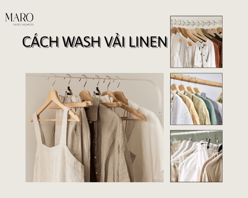 cách wash vải linen tại nhà