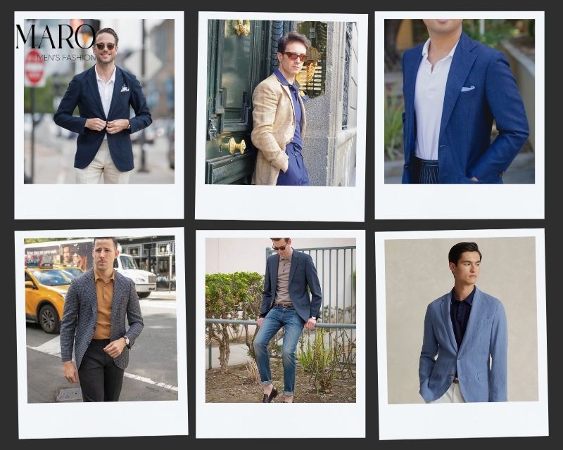 outfit polo blazer vest