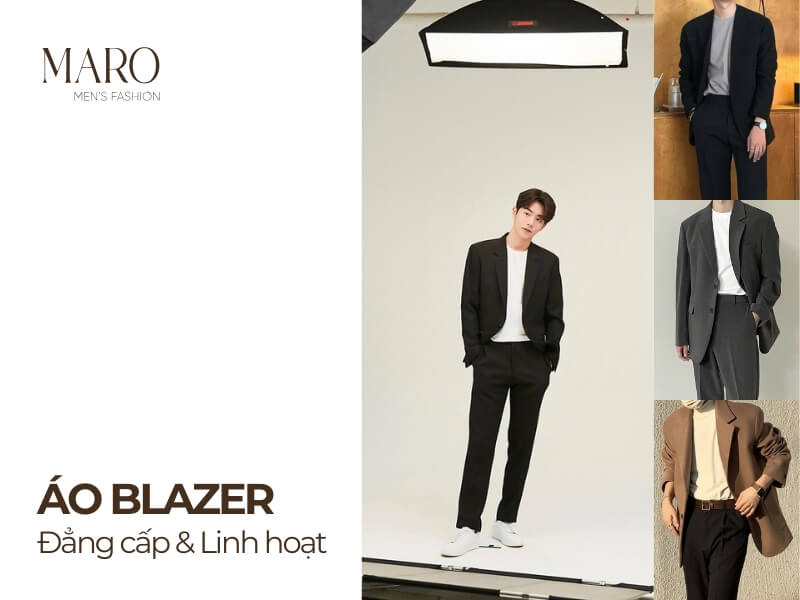 thời trang nam 30 tuổi áo blazer