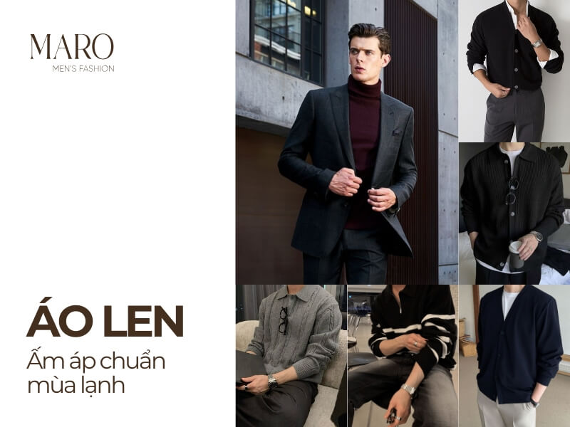 thời trang nam 30 tuổi áo len