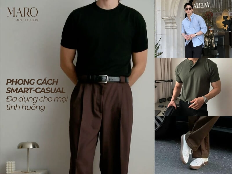 thời trang nam 30 tuổi phong cách smart casual