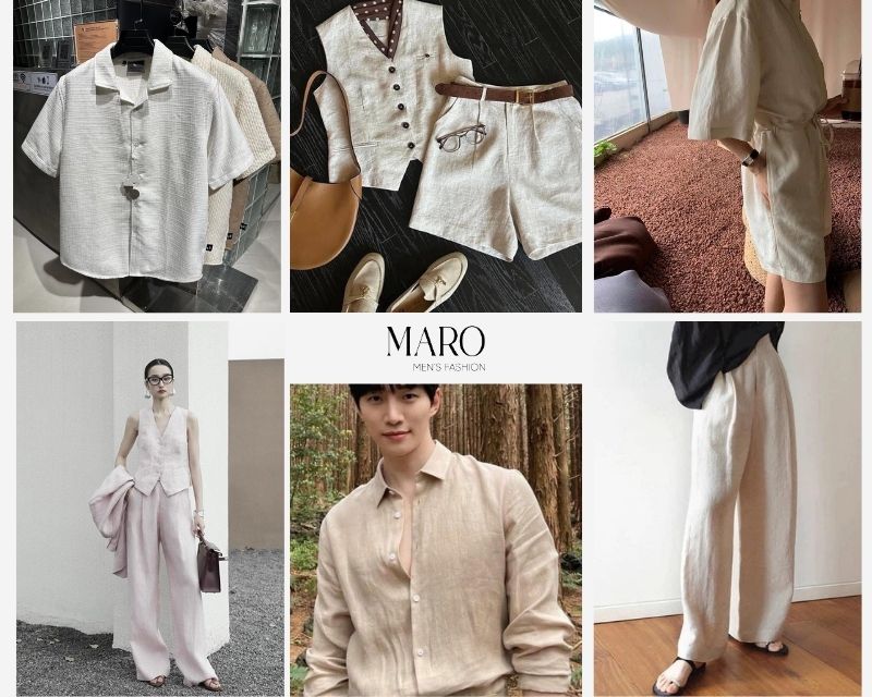 vải linen bố trong thời trang