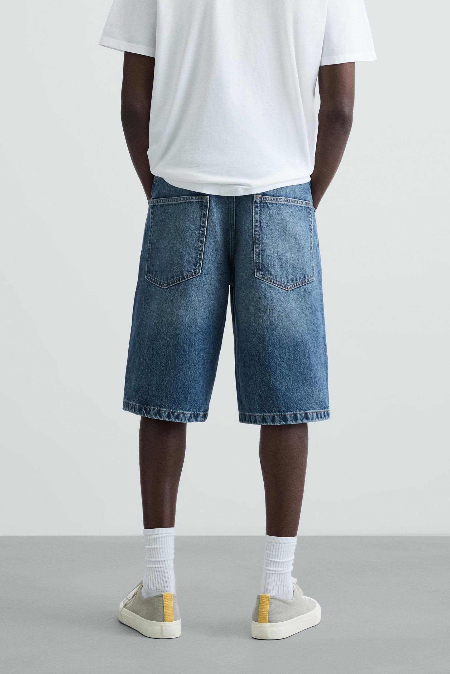 BAGGY FIT DENIM BERMUDAS MARO - Ảnh 7
