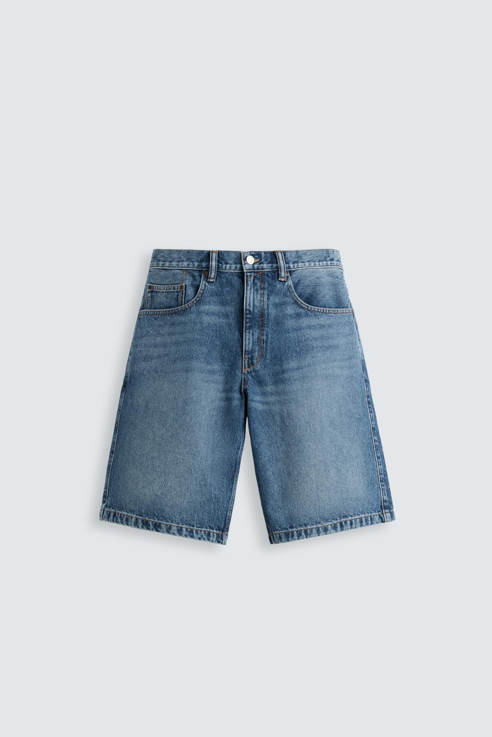 BAGGY FIT DENIM BERMUDAS MARO - Ảnh 4