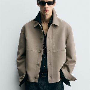 BOXY FIT OVERSHIRT MARO