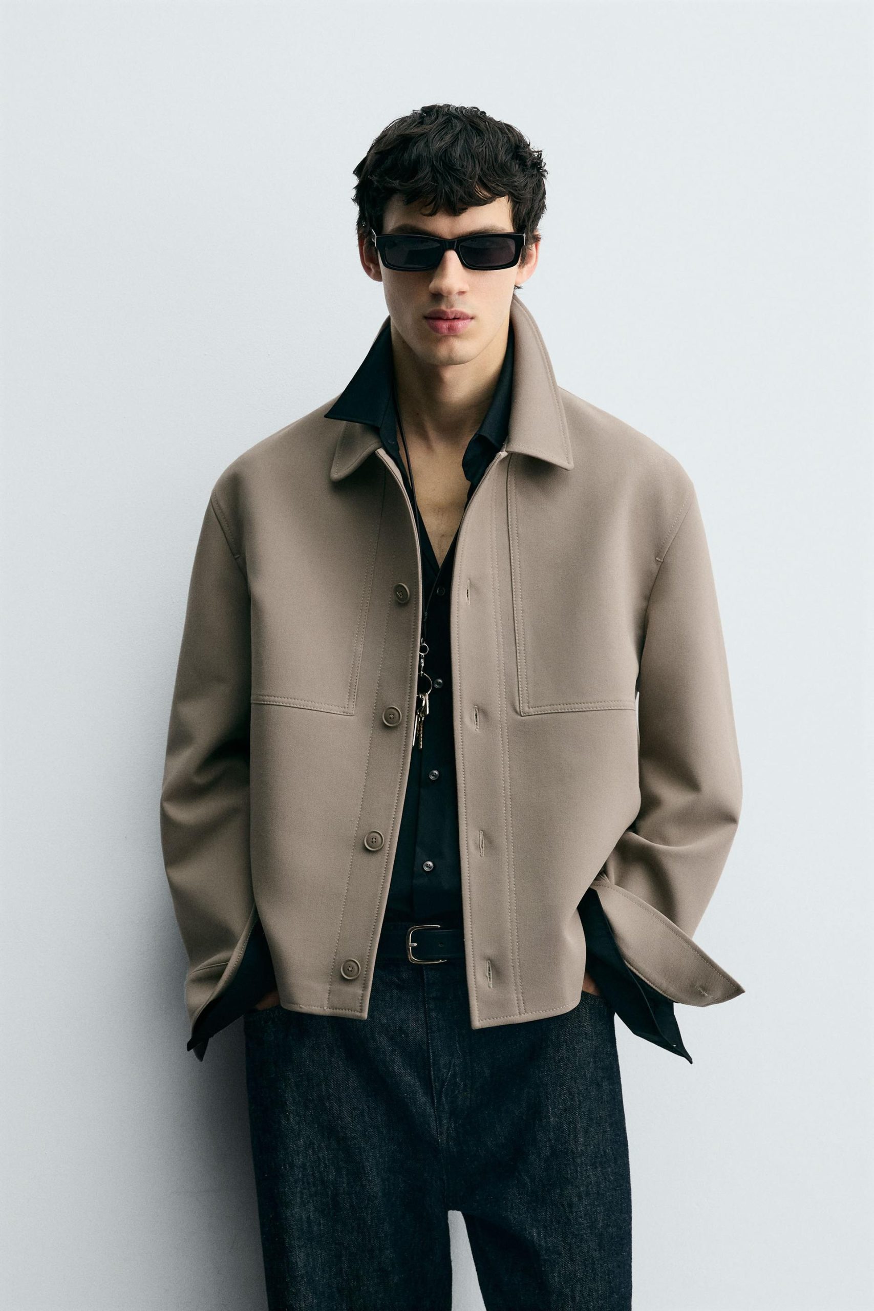BOXY FIT OVERSHIRT MARO