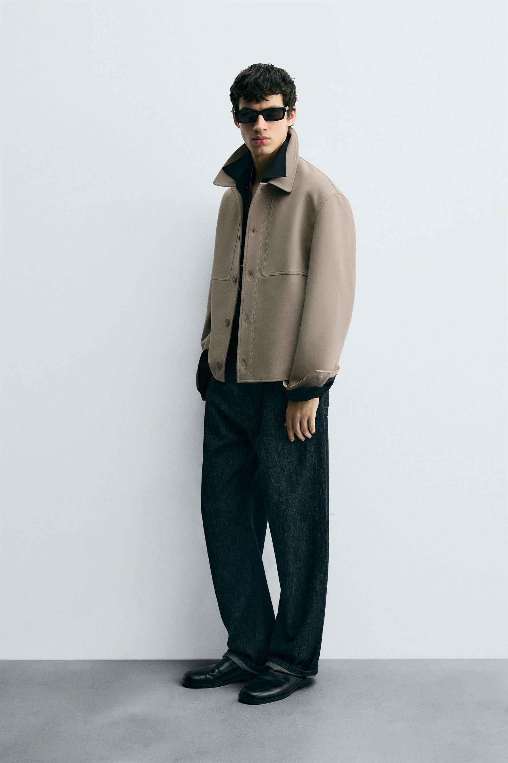 BOXY FIT OVERSHIRT MARO - Ảnh 5