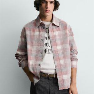 CORDUROY CHECK SHIRT MARO