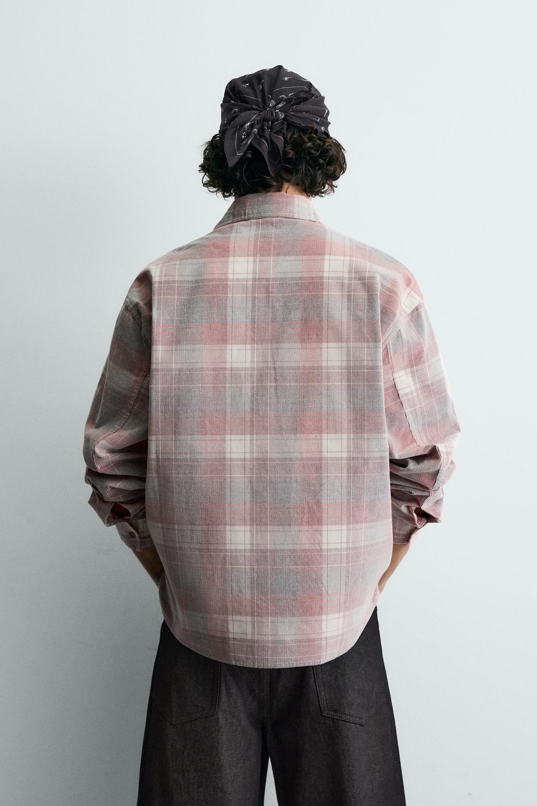 CORDUROY CHECK SHIRT MARO - Ảnh 7