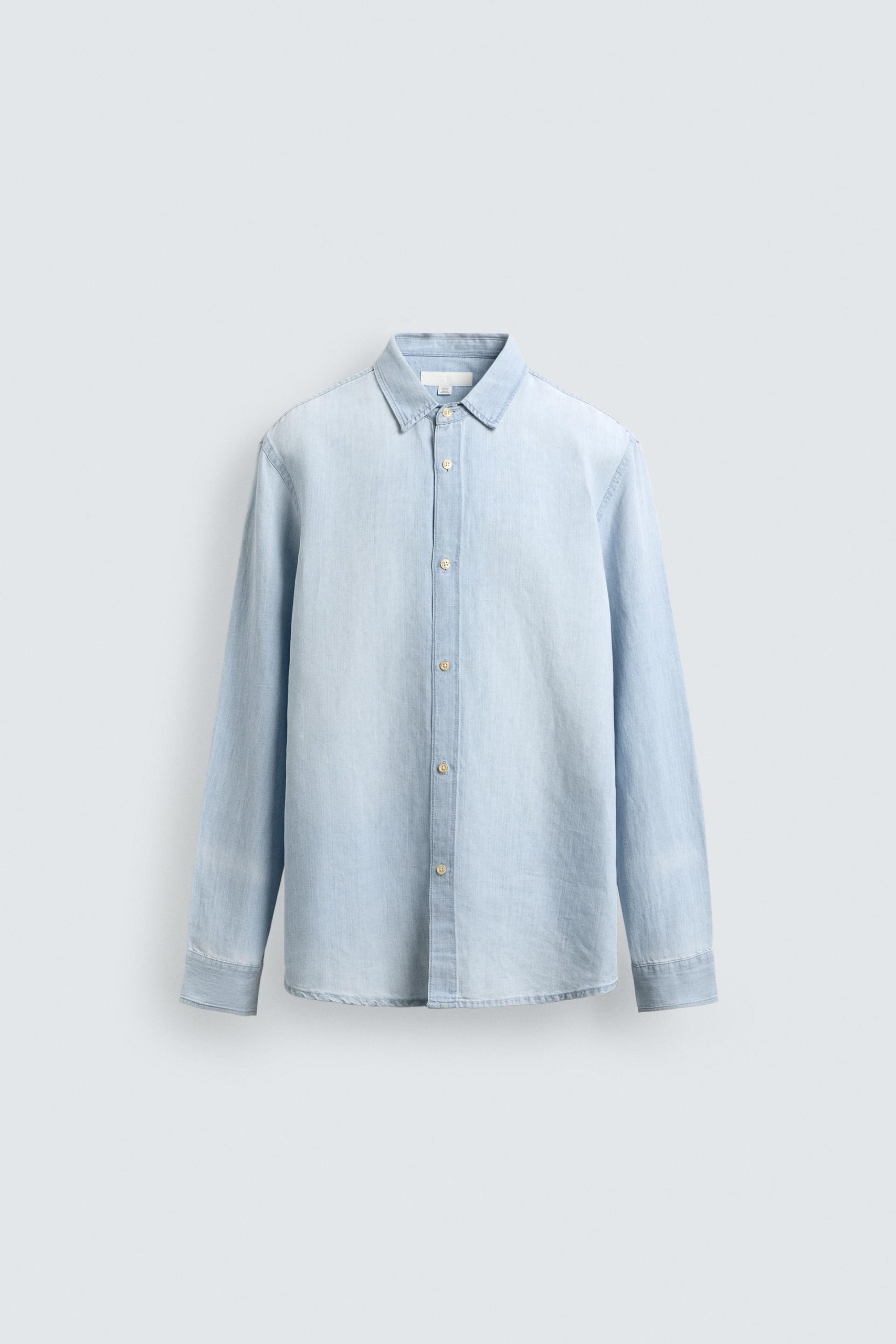 DENIM LINEN COTTON SHIRT MARO - Ảnh 3