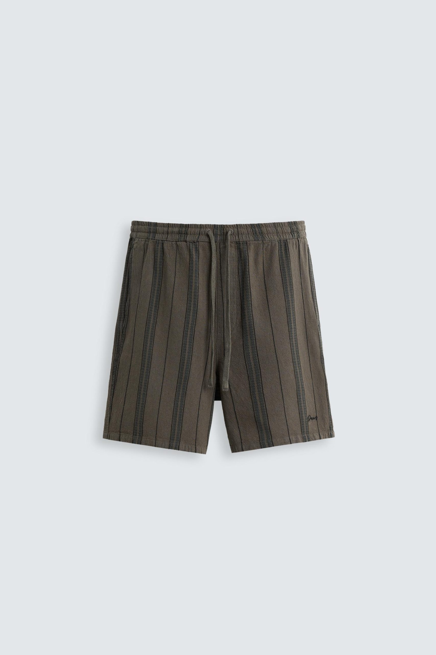 EMBROIDERED TEXTURED BERMUDA SHORTS MARO - Ảnh 3