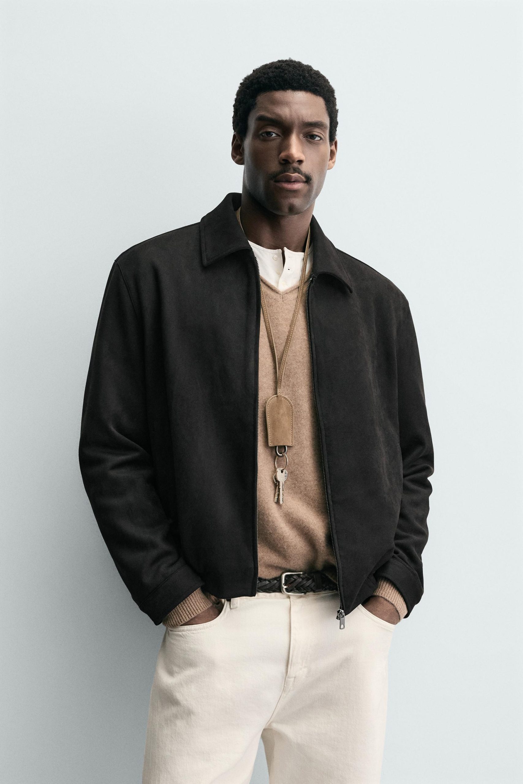 FAUX SUEDE JACKET MARO - Ảnh 6