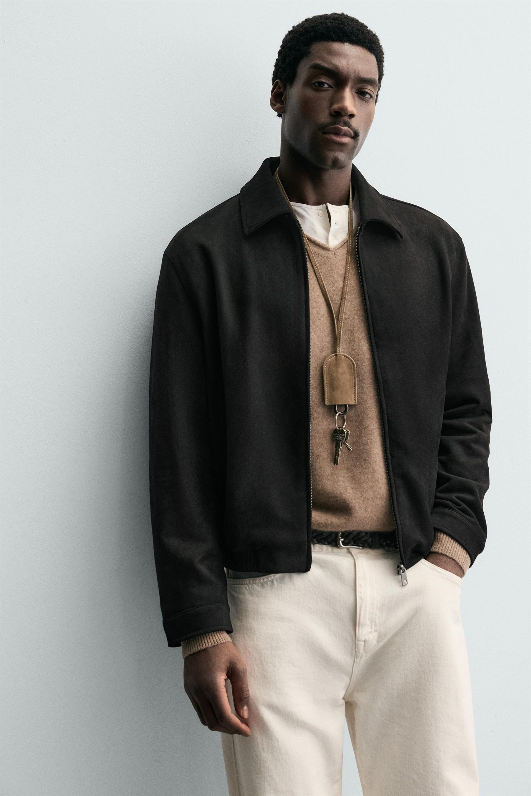 FAUX SUEDE JACKET MARO