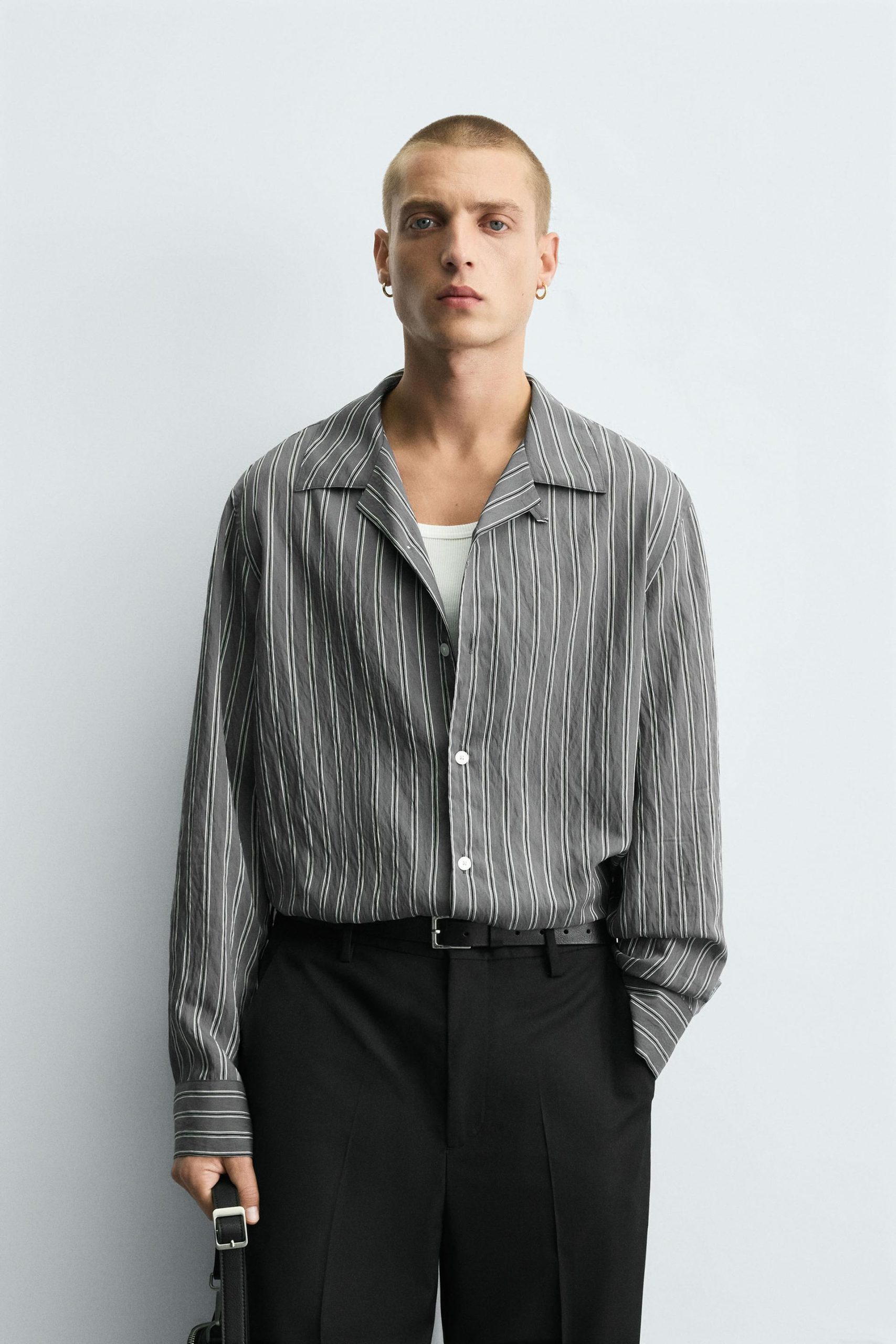FLUID REGULAR FIT SHIRT MARO