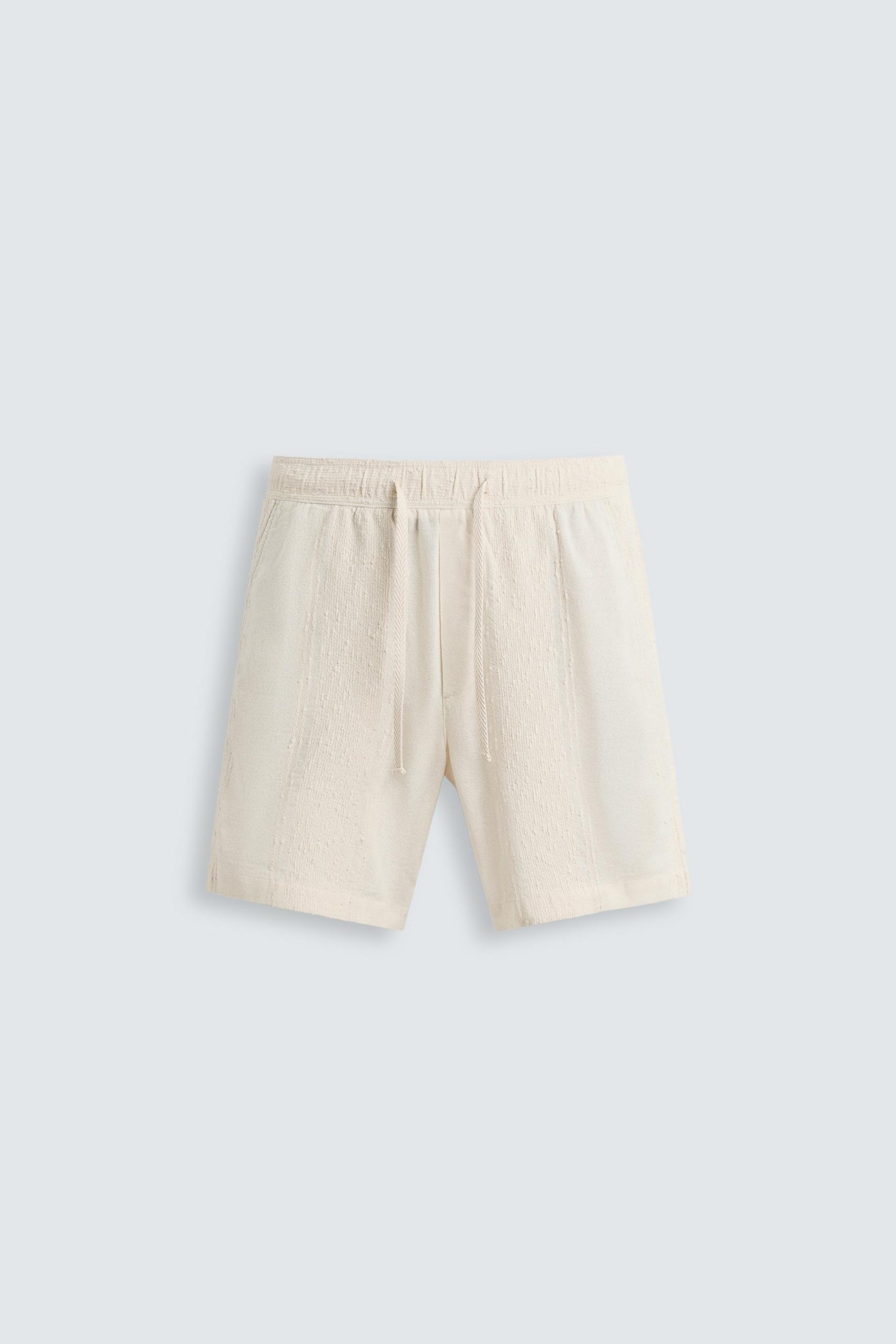 JACQUARD TEXTURED BERMUDA SHORTS MARO - Ảnh 3