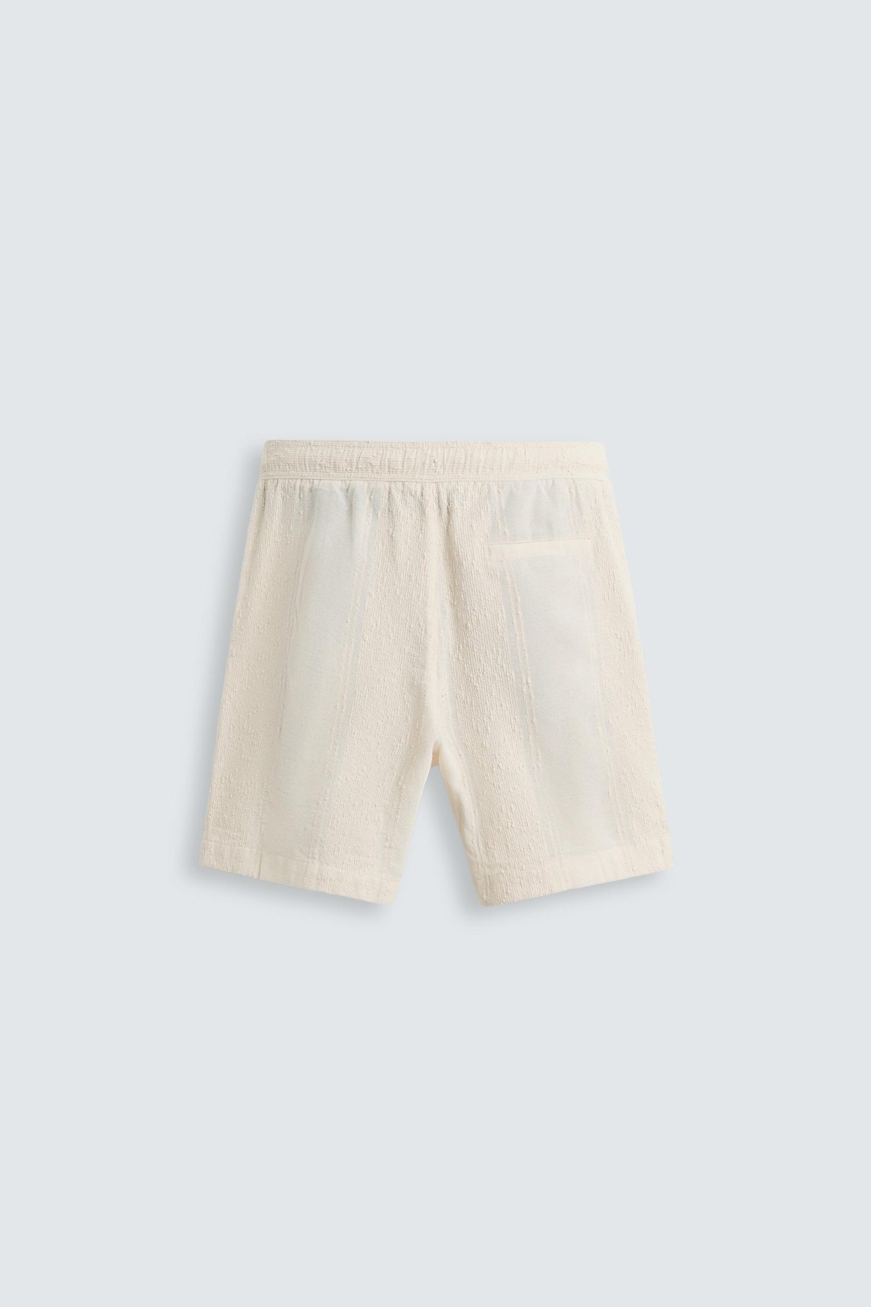 JACQUARD TEXTURED BERMUDA SHORTS MARO - Ảnh 2