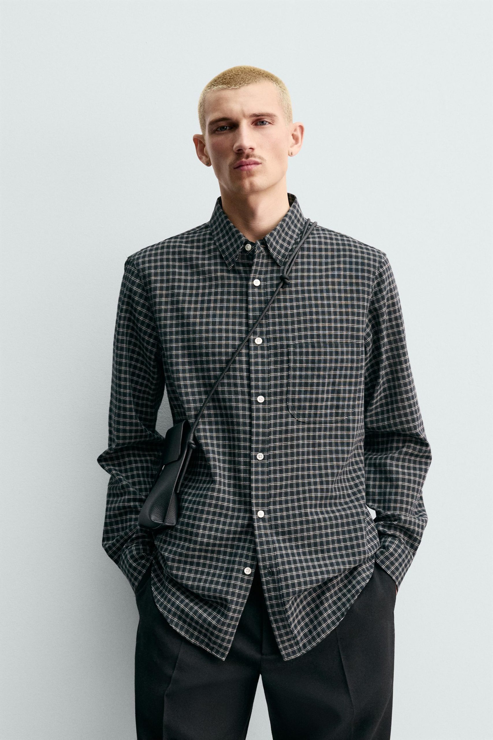 ORIGINS CHECK SHIRT WITH WOOL MARO