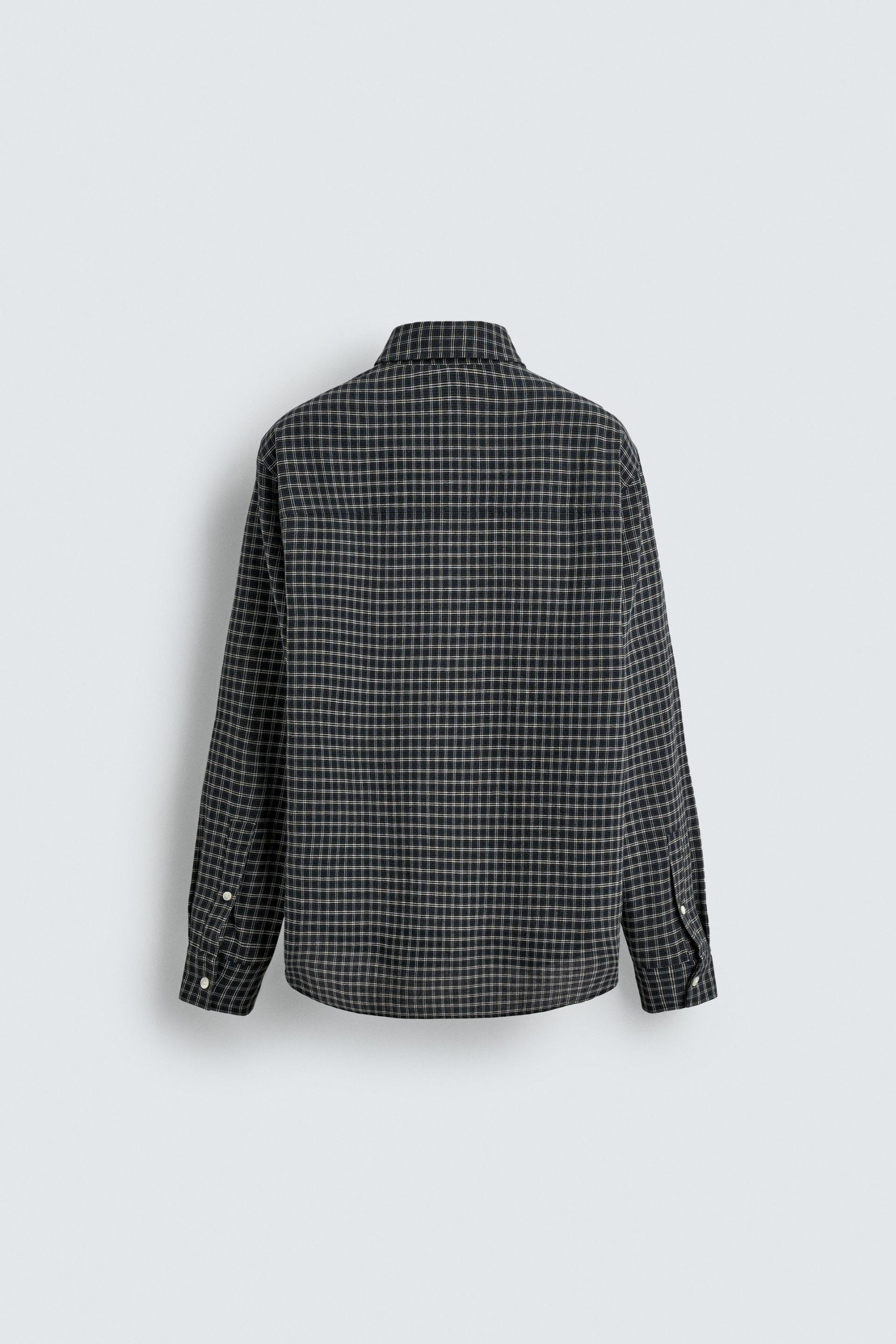 ORIGINS CHECK SHIRT WITH WOOL MARO - Ảnh 2