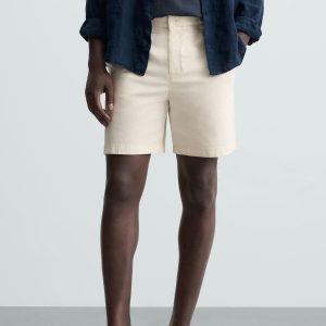 PLEATED REGULAR FIT BERMUDA SHORTS MARO