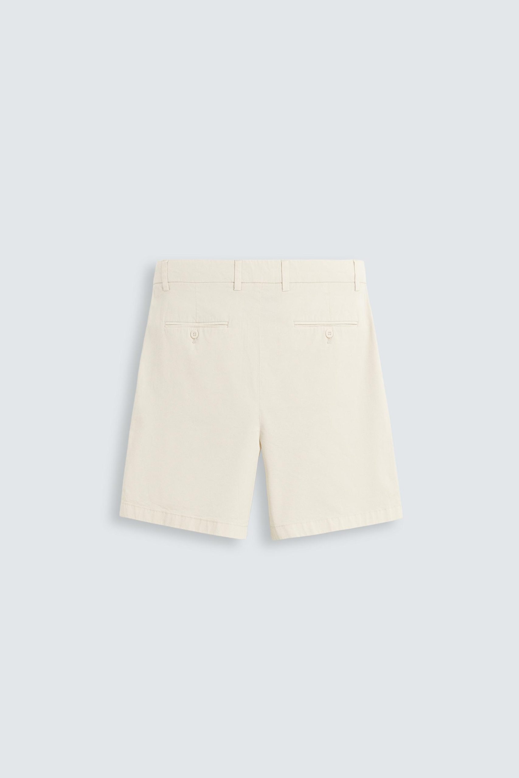 PLEATED REGULAR FIT BERMUDA SHORTS MARO - Ảnh 2