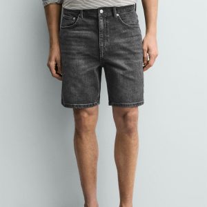 REGULAR FIT DENIM BERMUDA SHORTS MARO