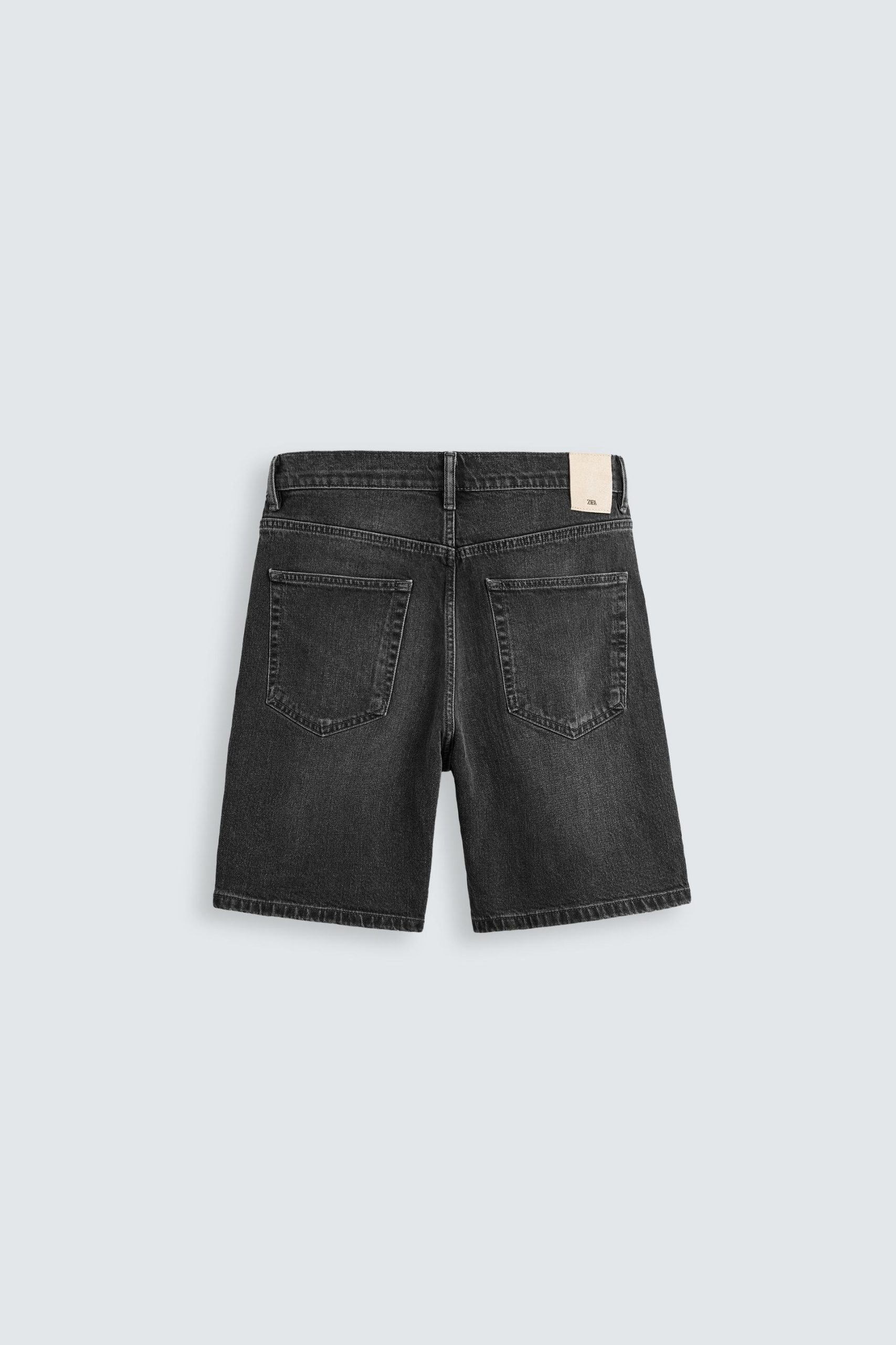 REGULAR FIT DENIM BERMUDA SHORTS MARO - Ảnh 2