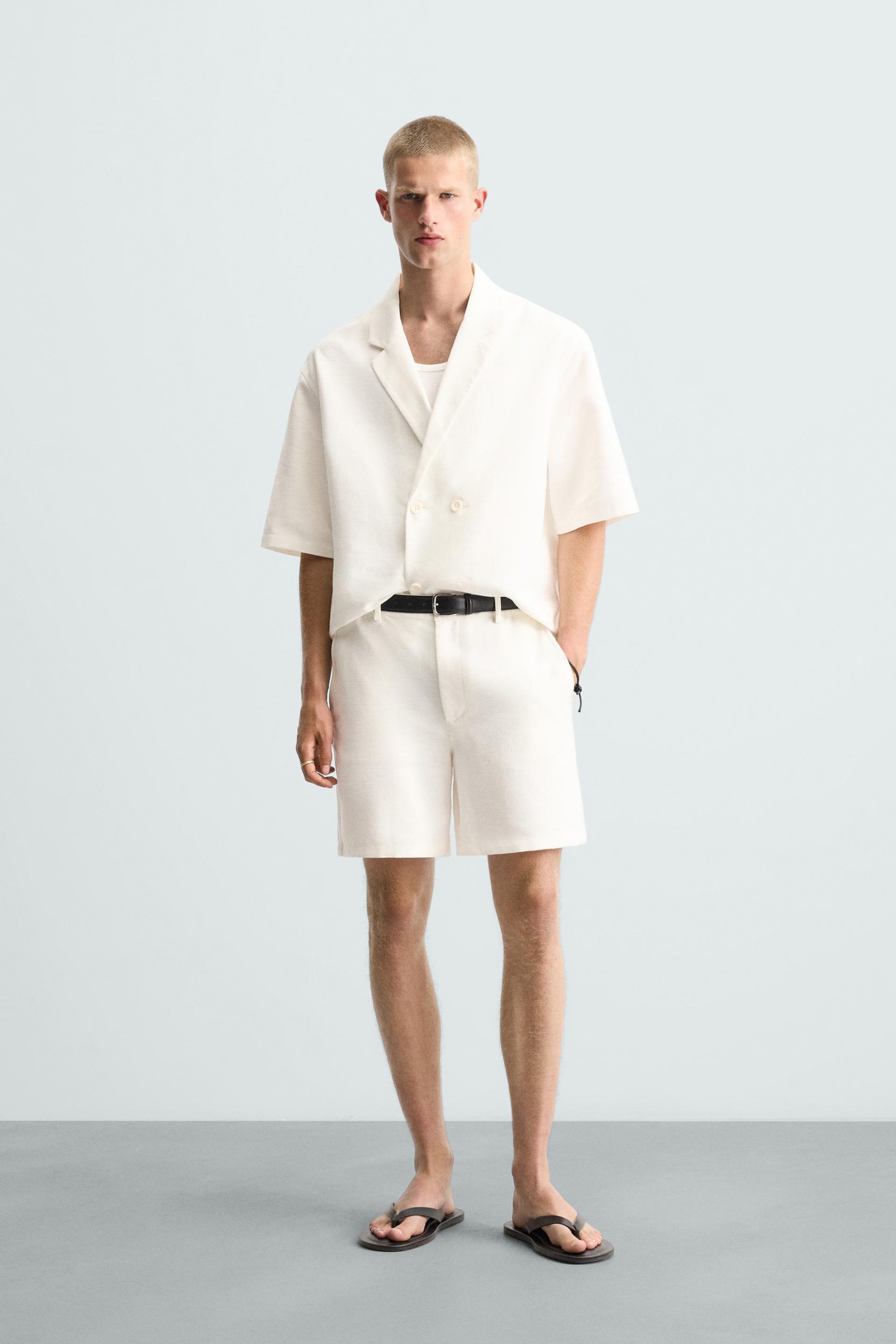 RELAXED FIT BERMUDA SHORTS MARO - Ảnh 9