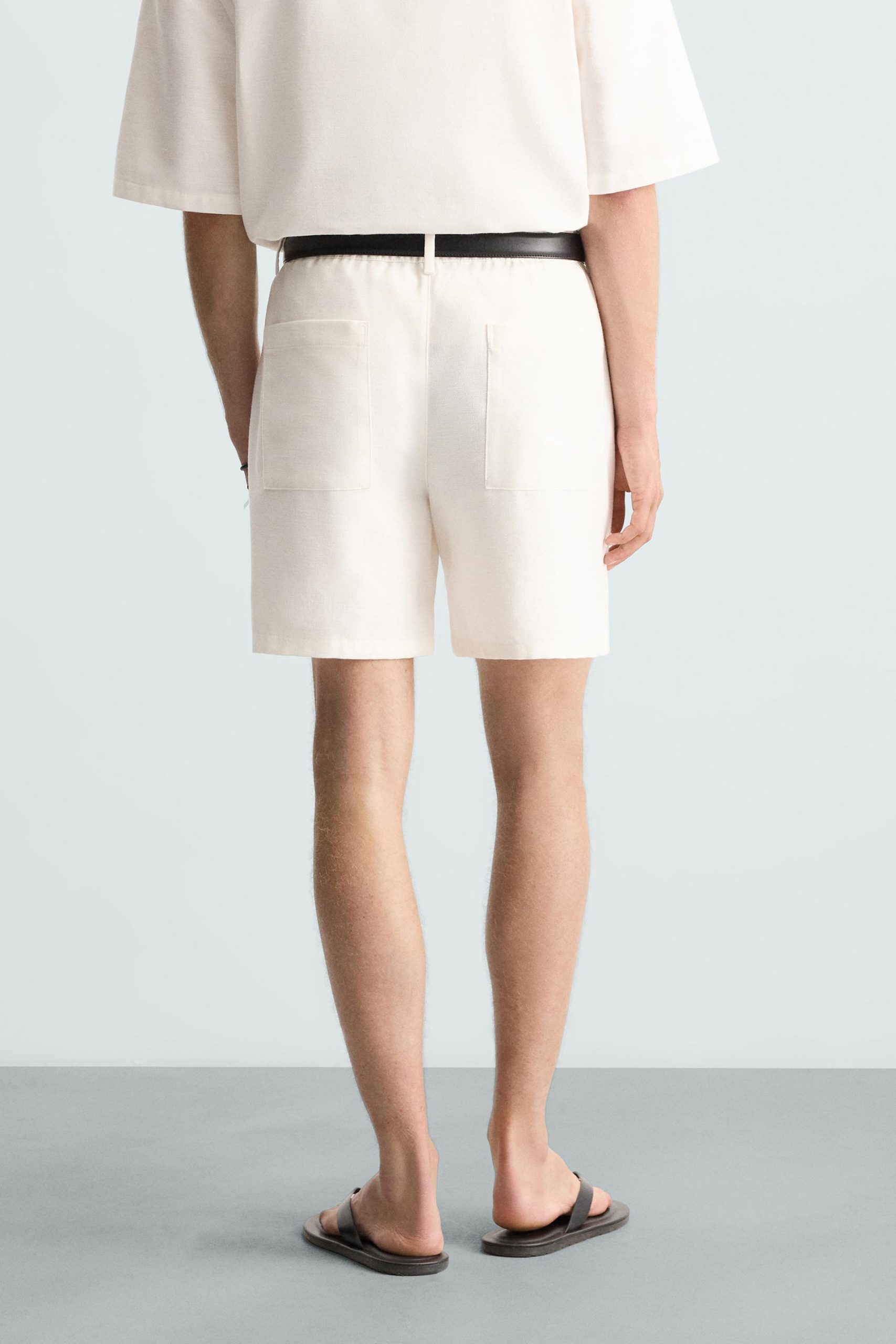 RELAXED FIT BERMUDA SHORTS MARO - Ảnh 7
