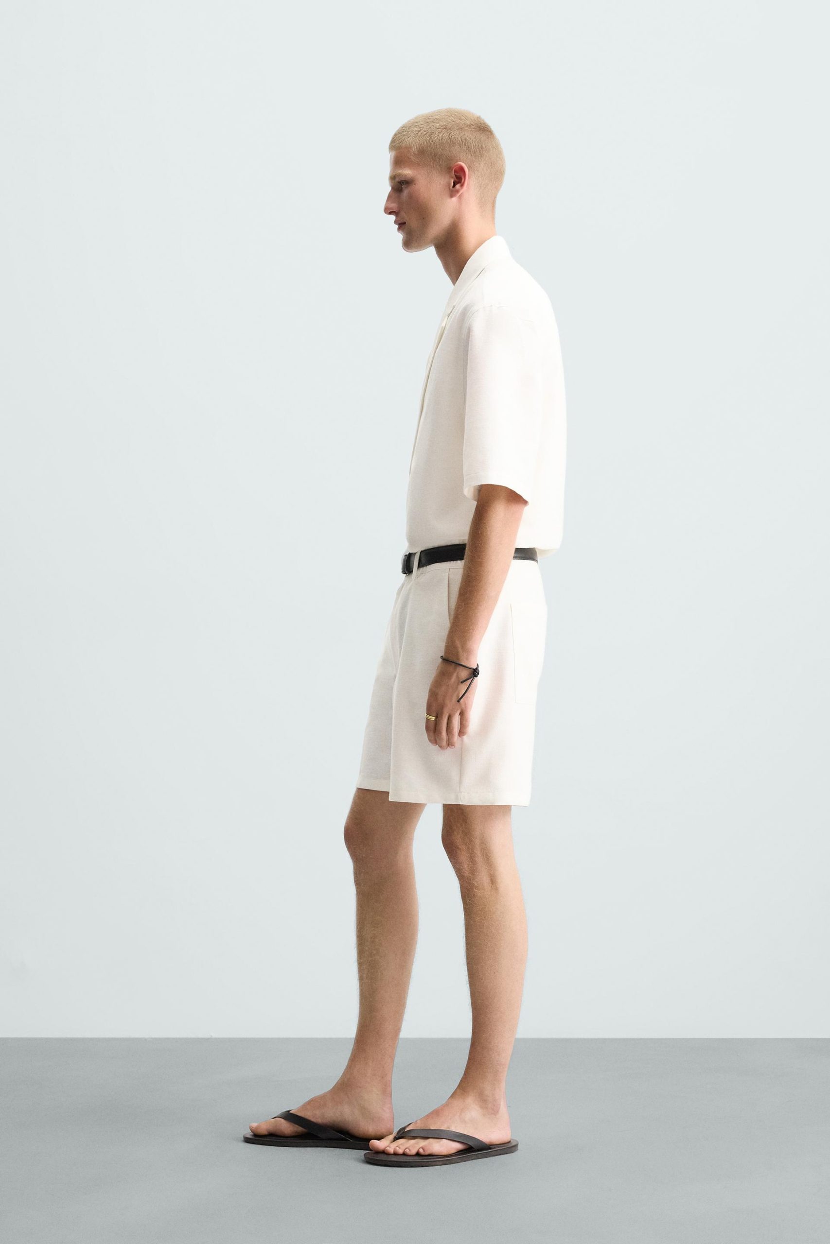 RELAXED FIT BERMUDA SHORTS MARO - Ảnh 6