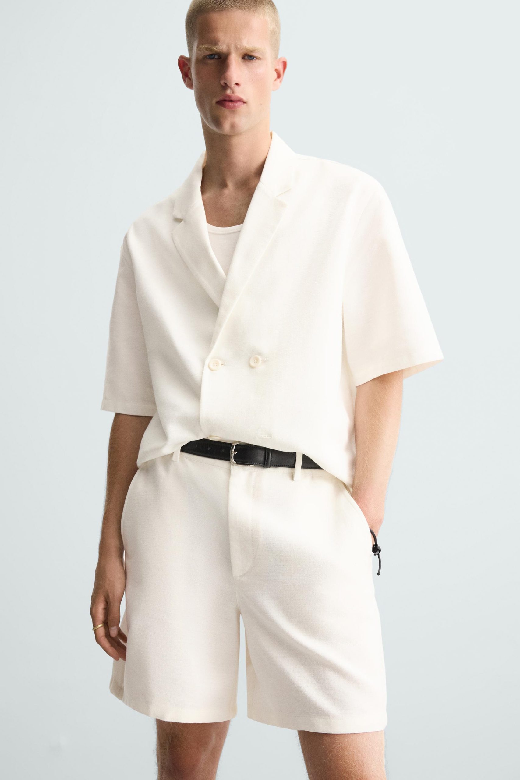 RELAXED FIT BERMUDA SHORTS MARO - Ảnh 4