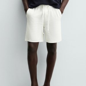 TEXTURED COMFORT BERMUDA SHORTS MARO