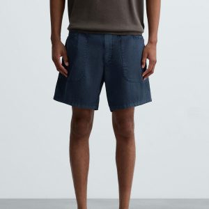 WASHED COTTON BERMUDA SHORTS MARO