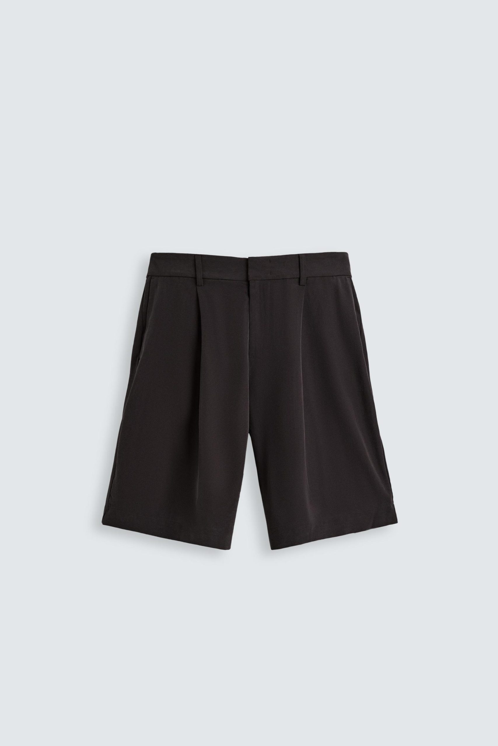 WIDE-LEG PLEATED BERMUDA SHORTS MARO - Ảnh 2